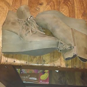 Sbicca Wedge Booties